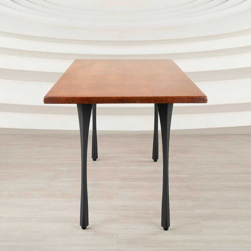 Desk Legs 501 Snello 28H Metal Handmade Modern Table Legs