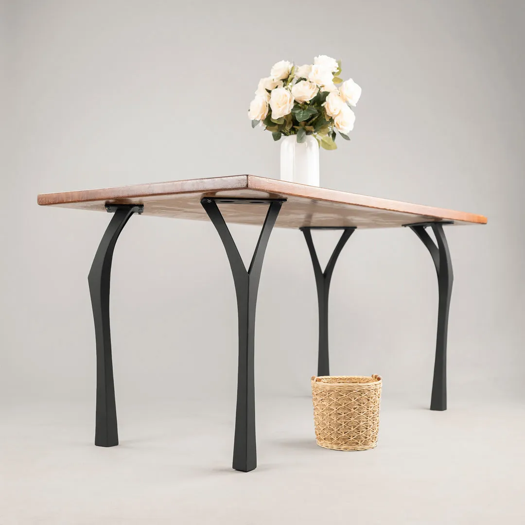 Desk Legs 508 Faras 28H Modern Metal Table Legs