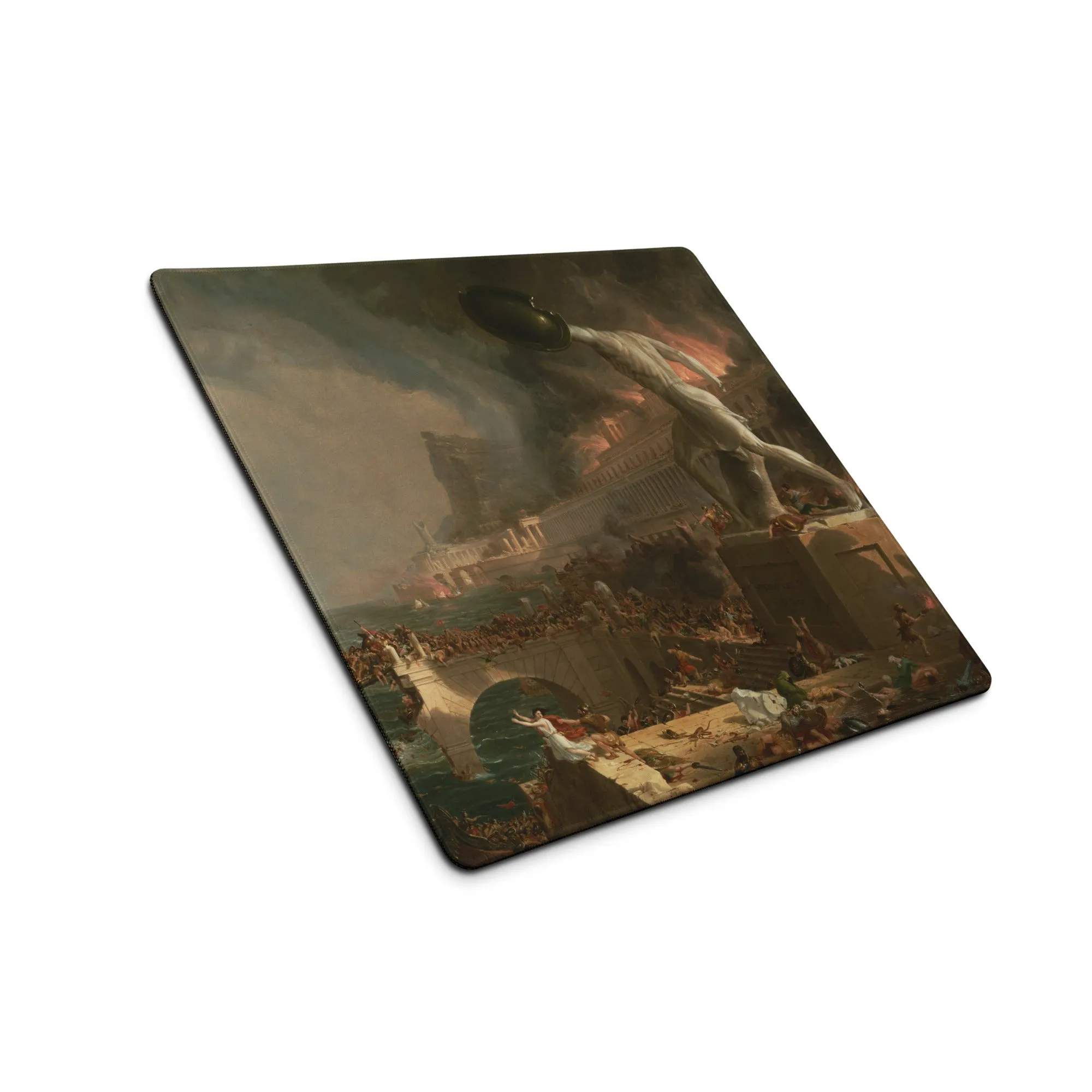 Destruction Thomas Cole The Course of Empire Desk Mat