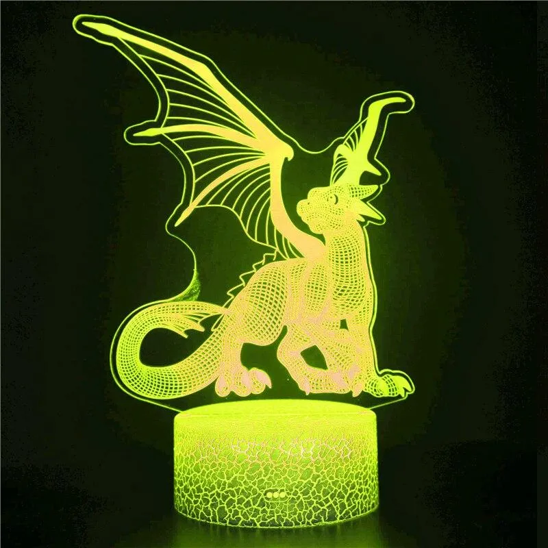 Dinosaur Child Gift 3D Night Lamp