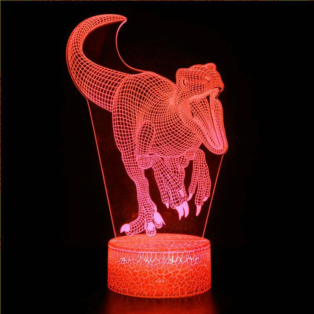 Dinosaur Child Gift 3D Night Lamp
