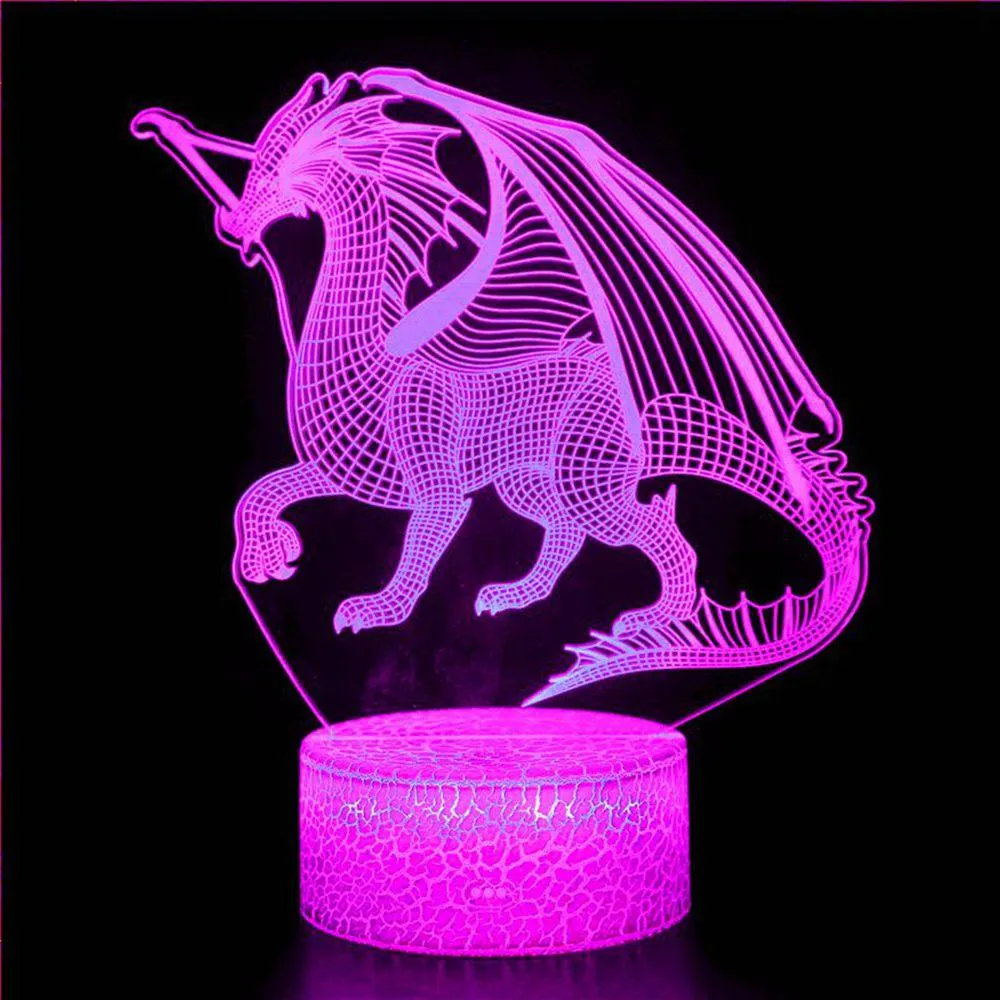 Dinosaur Child Gift 3D Night Lamp