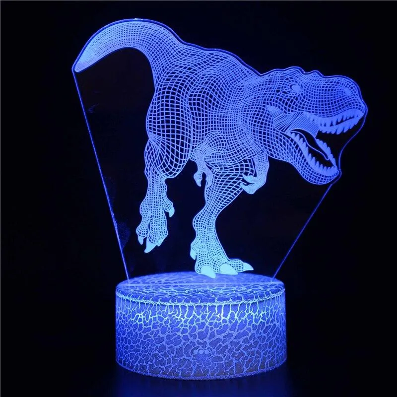 Dinosaur Night Light Cute Creative Gift Glowing 3D Night Light