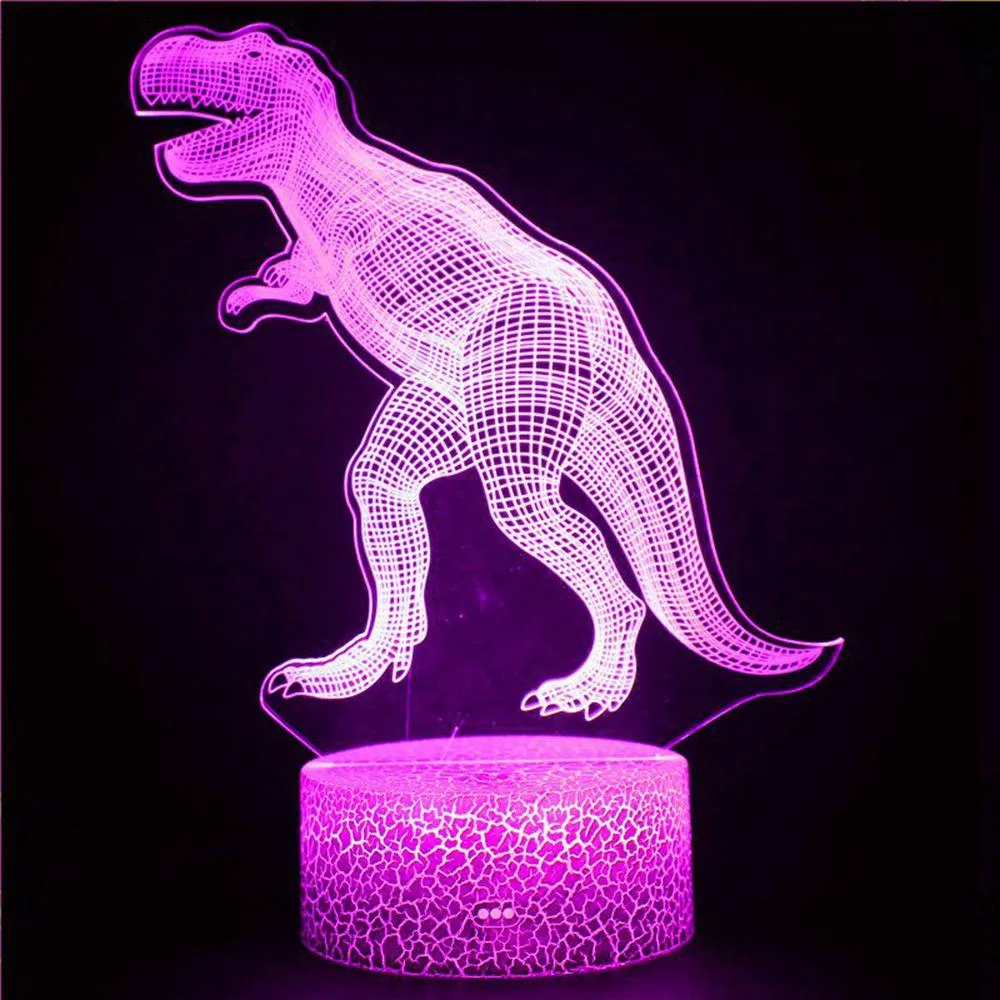 Dinosaur Night Light Cute Creative Gift Glowing 3D Night Light