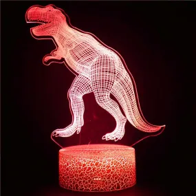 Dinosaur Night Light Cute Creative Gift Glowing 3D Night Light