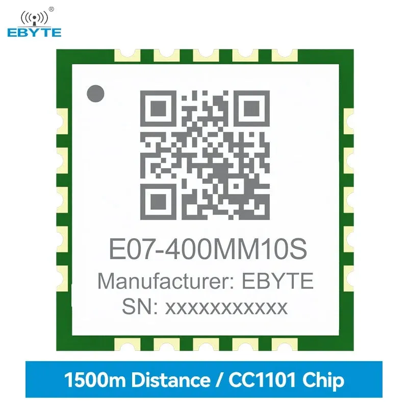 Ebyte Buy E07-400MM10S TI Price CC1101 chip SPI SMD 1.5km 10dBm 410-450MHz Rf Transmitter And Receiver Module RF wireless module