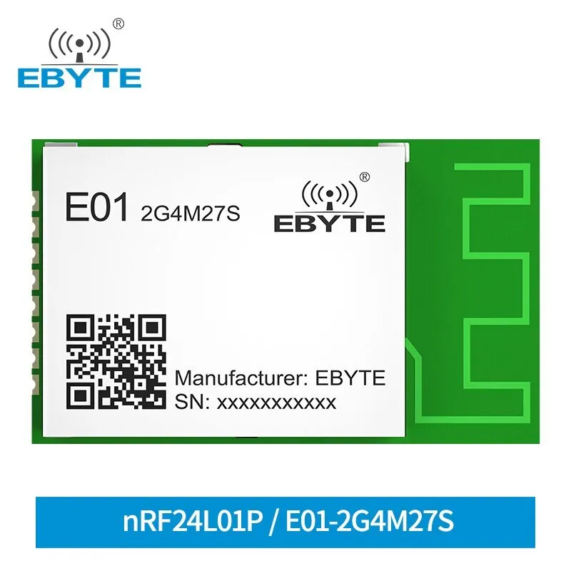EBYTE E01-2G4M27S Wireless rf Module Spi IOT nRF24L01 PA LNA 2.4GHz 27dBm Long Range Transmitter Receiver Modules PCB Antenna