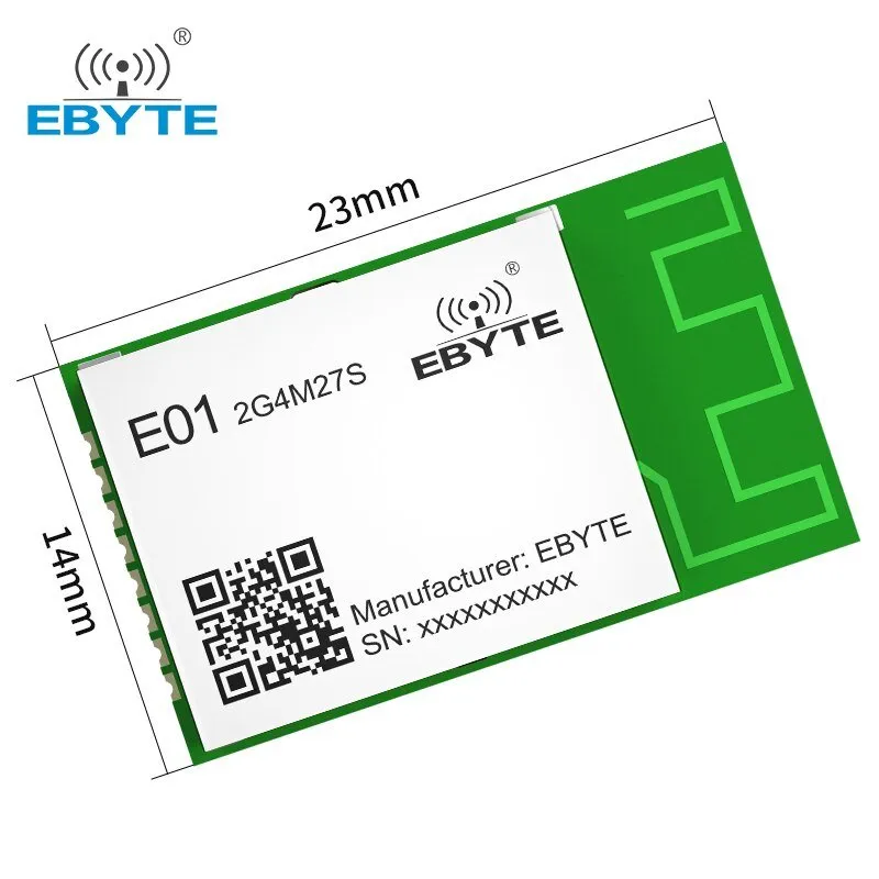 EBYTE E01-2G4M27S Wireless rf Module Spi IOT nRF24L01 PA LNA 2.4GHz 27dBm Long Range Transmitter Receiver Modules PCB Antenna