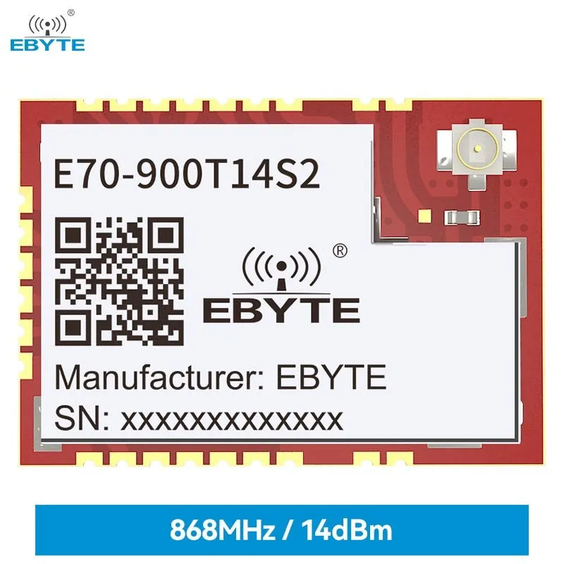 EBYTE E70-900T14S2 TI CC1310 chip Wireless Serial Port Module Support Air Wakeup SMD RSSI Signal Strength IPX/Stamp Hole Antenna UART Module