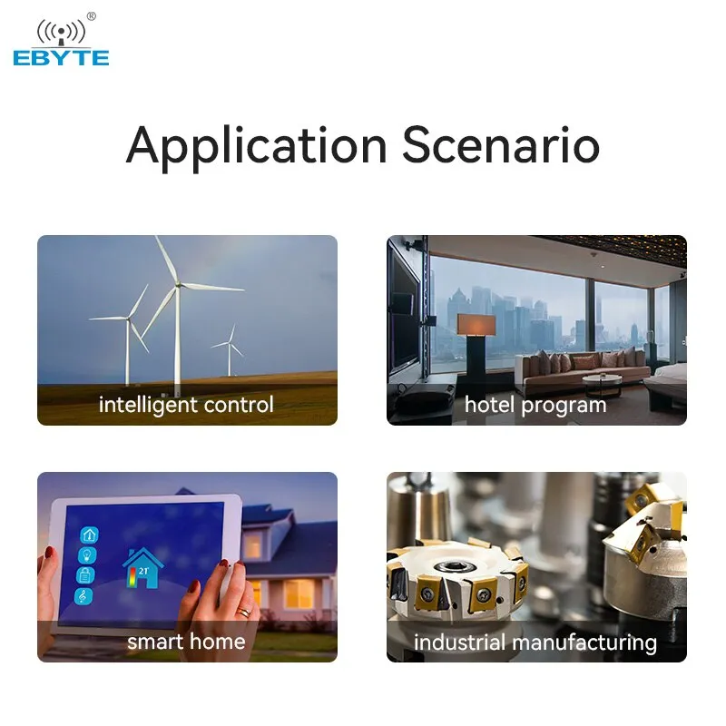 EBYTE E70-900T14S2 TI CC1310 chip Wireless Serial Port Module Support Air Wakeup SMD RSSI Signal Strength IPX/Stamp Hole Antenna UART Module