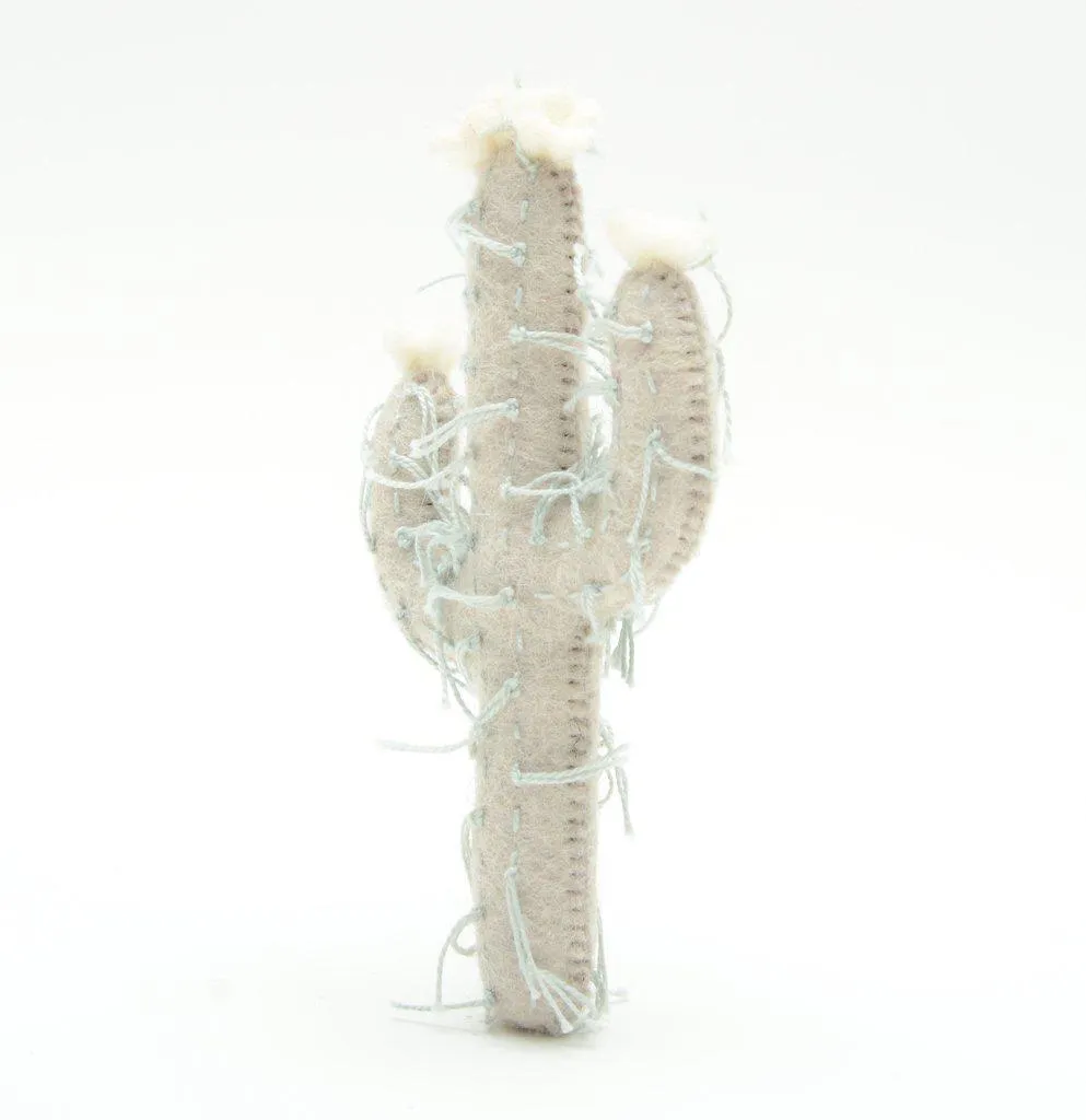 Eggshell Majestic Saguaro Cactus Ornament