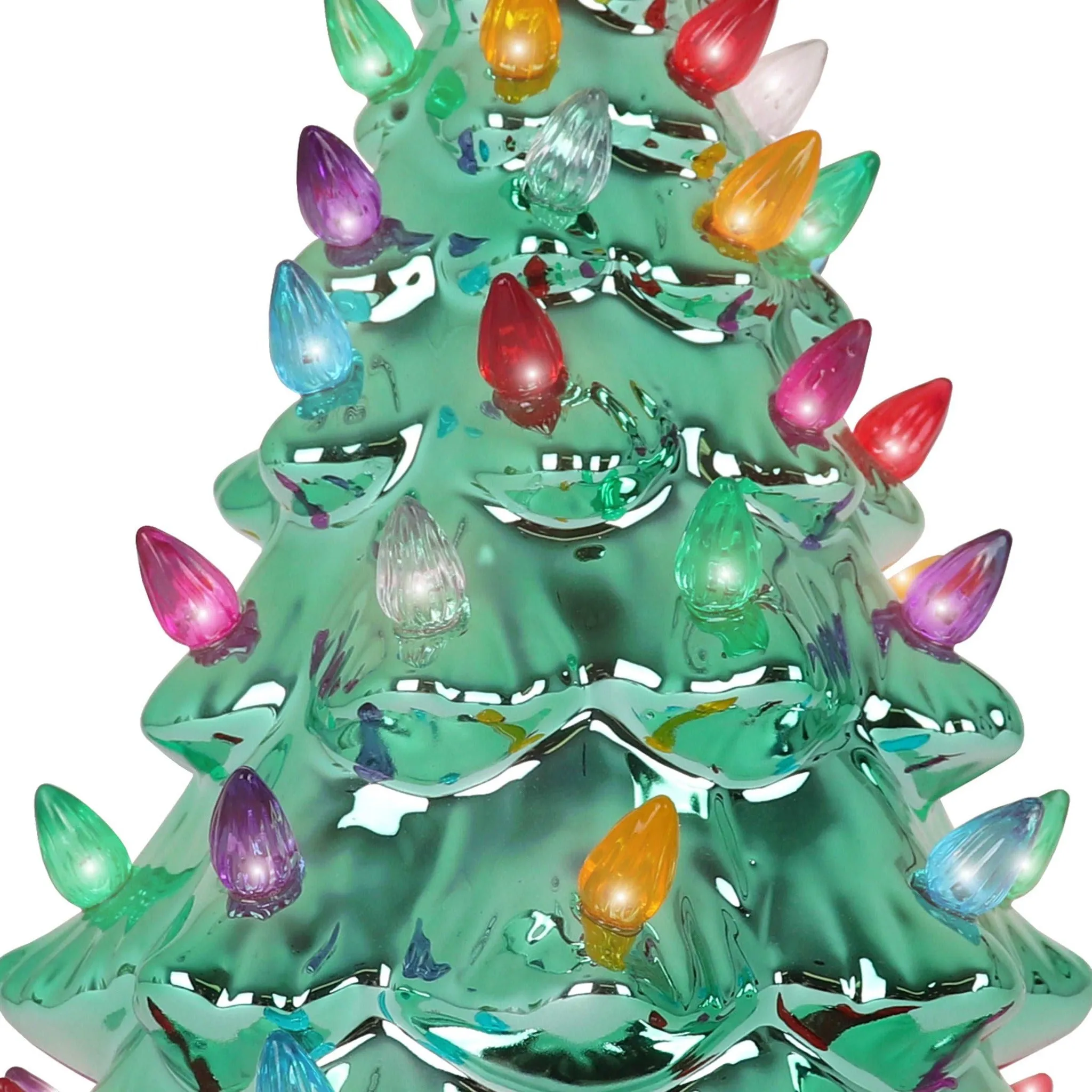 Emerald Pearl Ceramic Christmas Tree - Medium