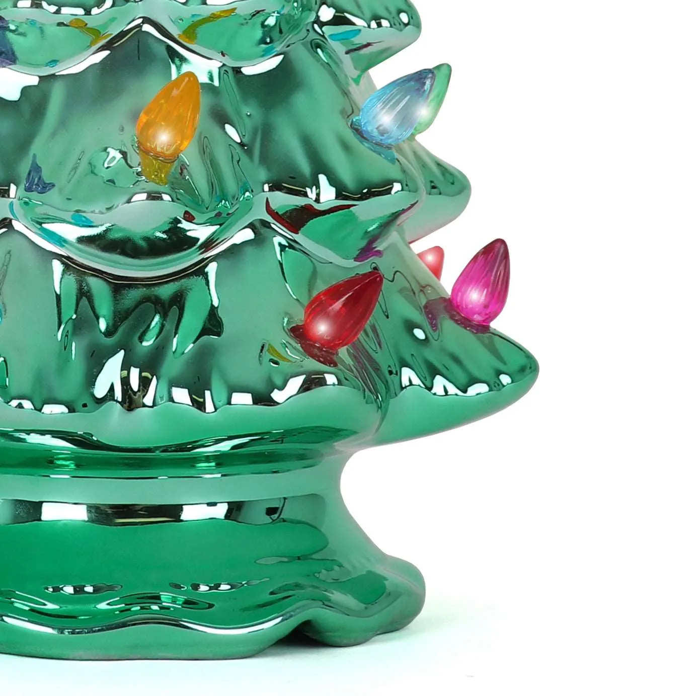 Emerald Pearl Ceramic Christmas Tree - Medium