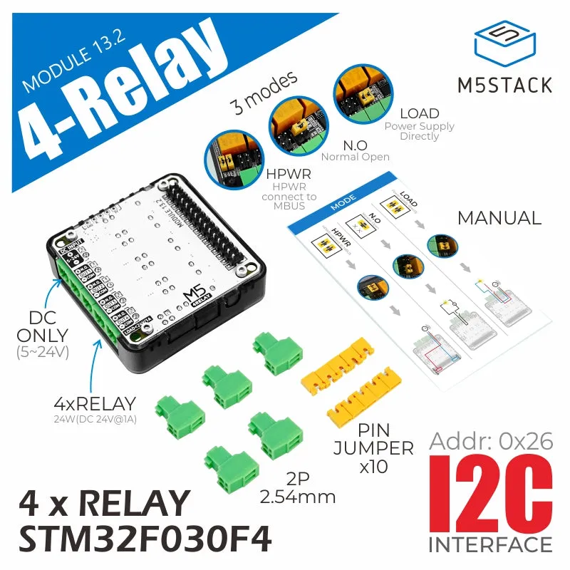 [EOL] 4-Channel Relay Module (STM32)