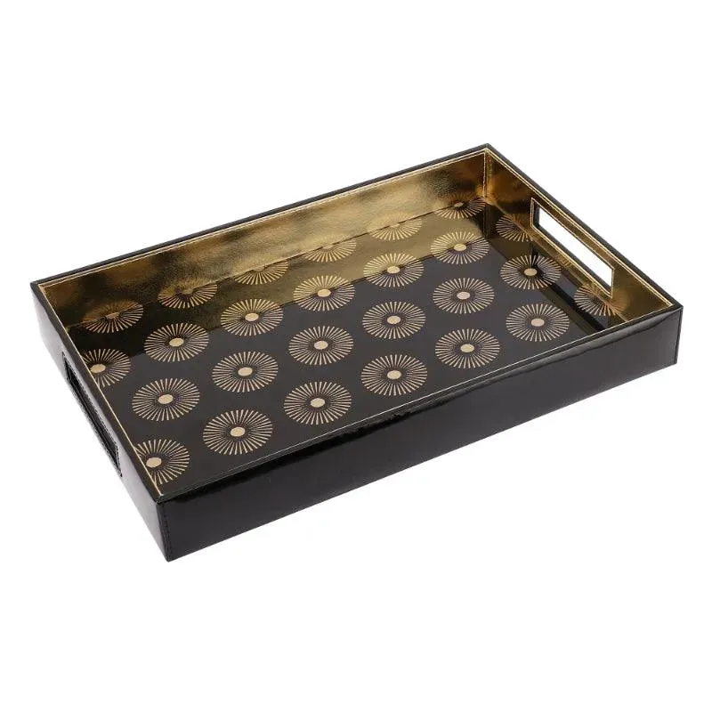 Flower Decorative Serving Tray | 15 x 10 x 2 inches