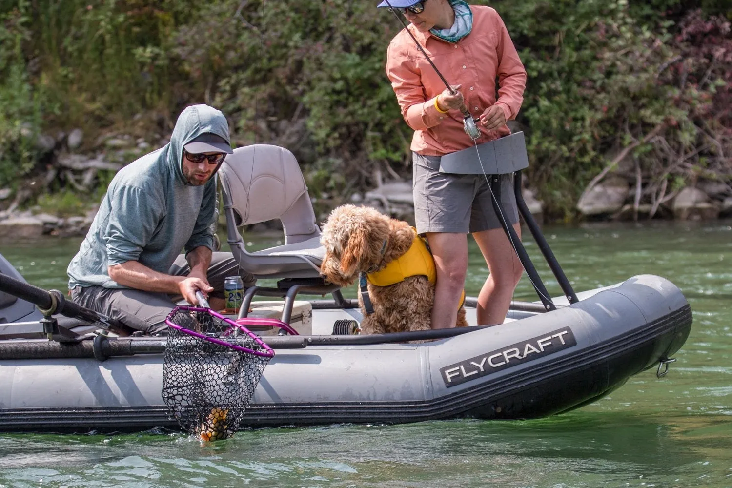 Flycraft’s Inflatable Fishing Boat: Guide Fish Package (3-Man)