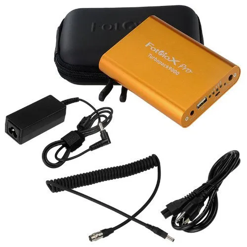 Fotodiox Turbopack 9000 Power Pack for B4 2/3" Mount Servo Lens