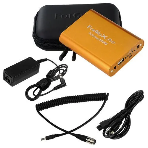 Fotodiox Turbopack 9000 Power Pack for B4 2/3" Mount Servo Lens