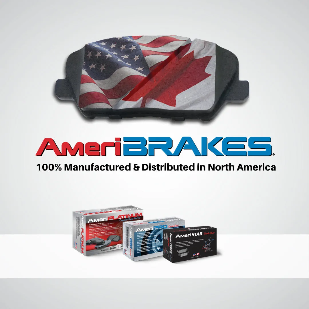 Front & Rear Disc Brake Pads Sensores For Mercedes Benz CL550 2009-2014