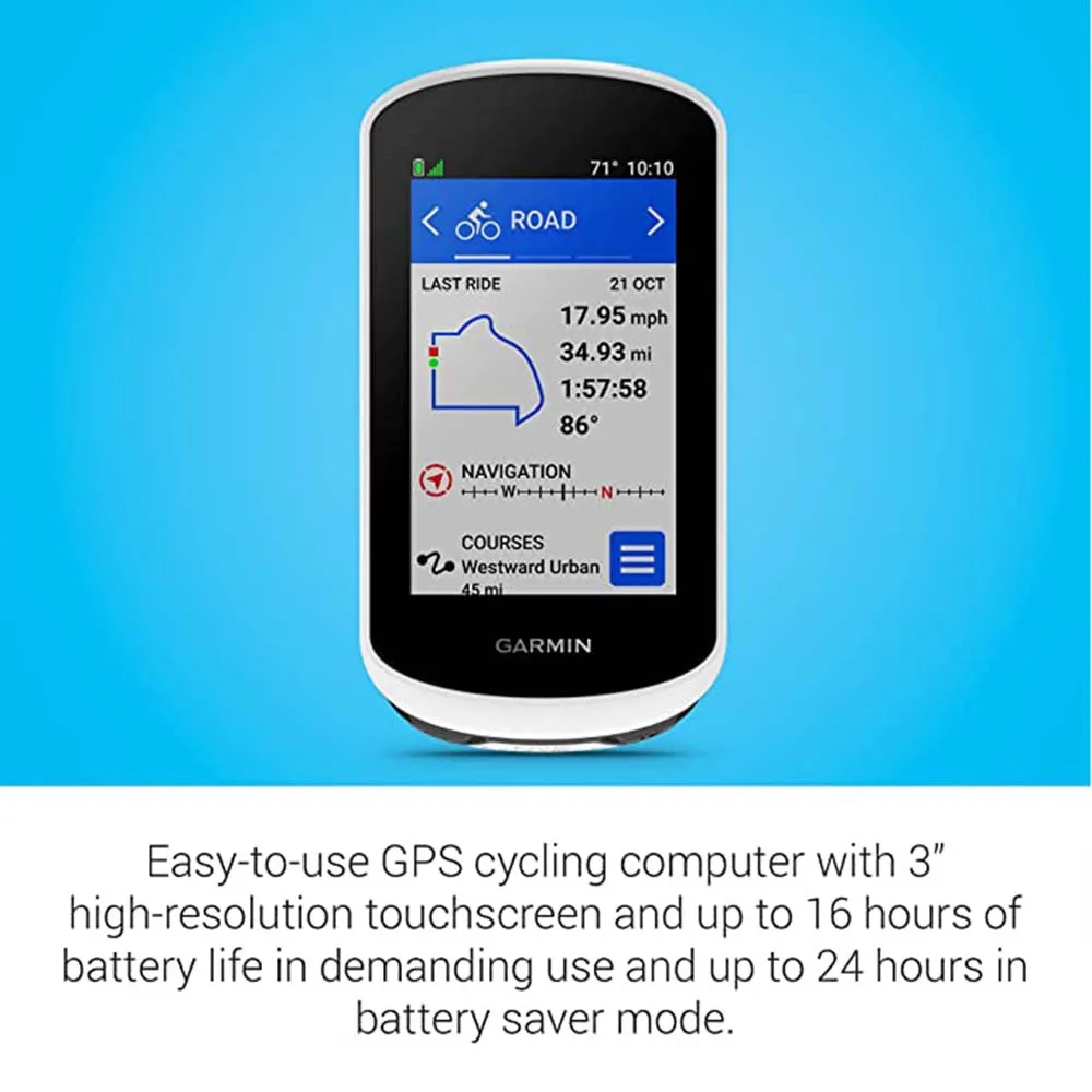 Garmin Edge Explore 2 Standard GPS Cycling Navigator e-Bike Compatibility Maps and Navigation with Safety Features Bike Computer - 010-02703-00