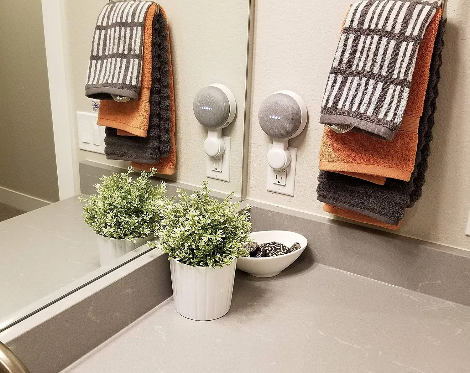 Google Home Mini Outlet Wall Mount Hanger Stand | A Low-Cost Space-Saving Solution