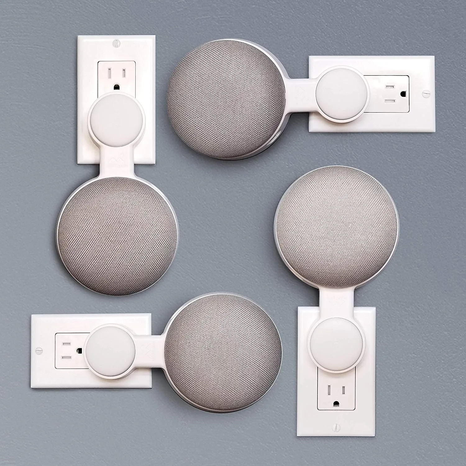 Google Home Mini Outlet Wall Mount Hanger Stand | A Low-Cost Space-Saving Solution
