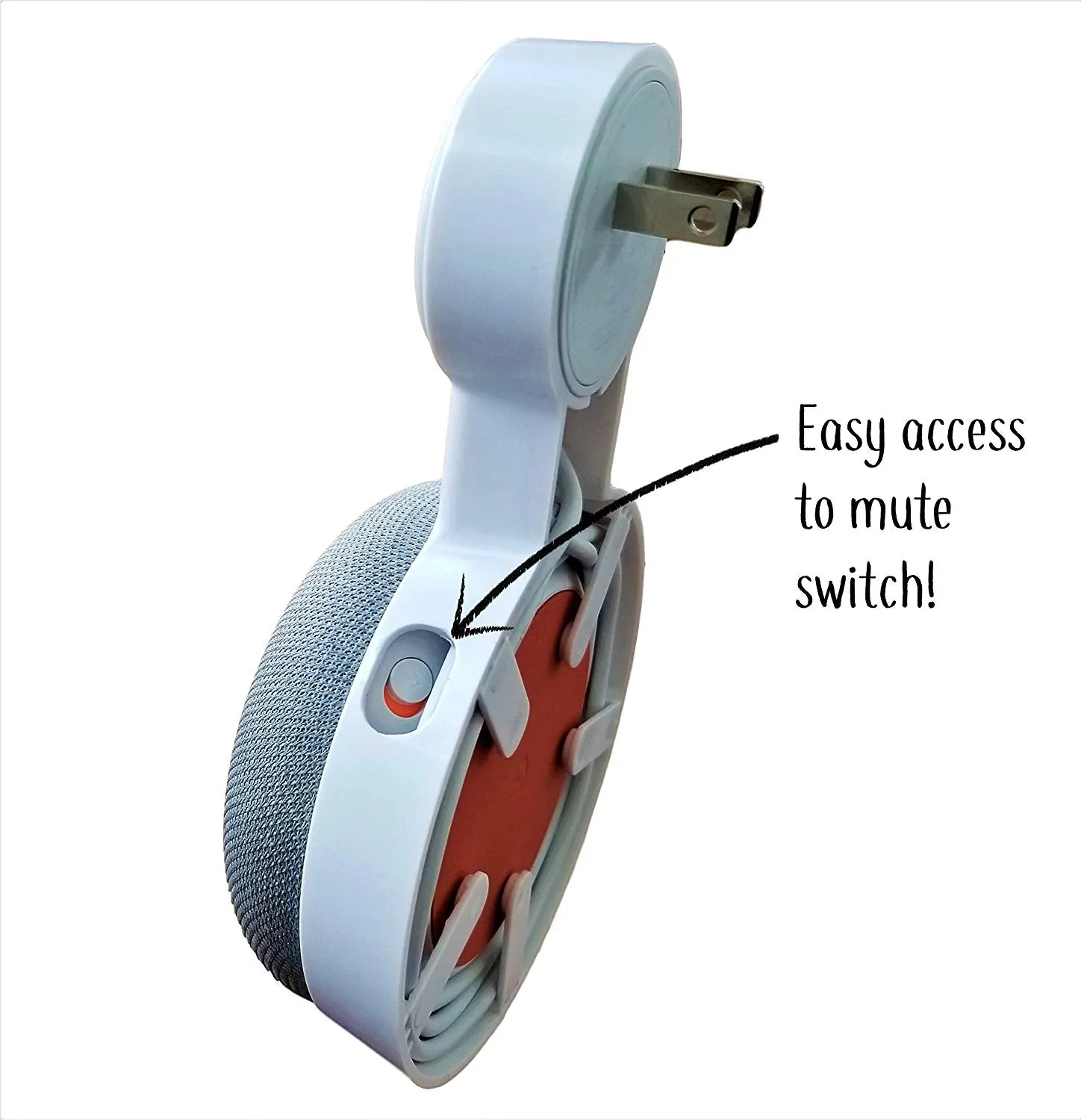 Google Home Mini Outlet Wall Mount Hanger Stand | A Low-Cost Space-Saving Solution