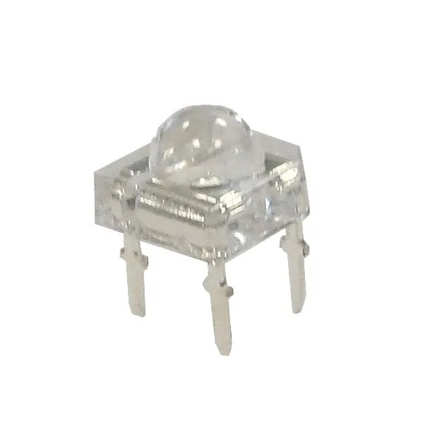 Green Super Flux 5mm Water Clear LED - 80° - 1350mCd