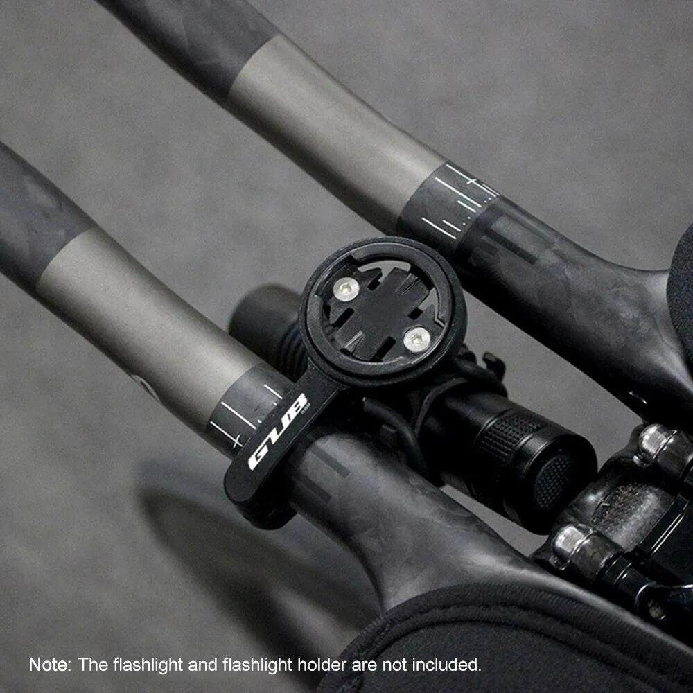 GUB 22.2mm Bicycle TT Handlebar Computer Mount with 4 Adapter Bike Computer Mount for Garmin for Bryton for Cateye Sports Camera