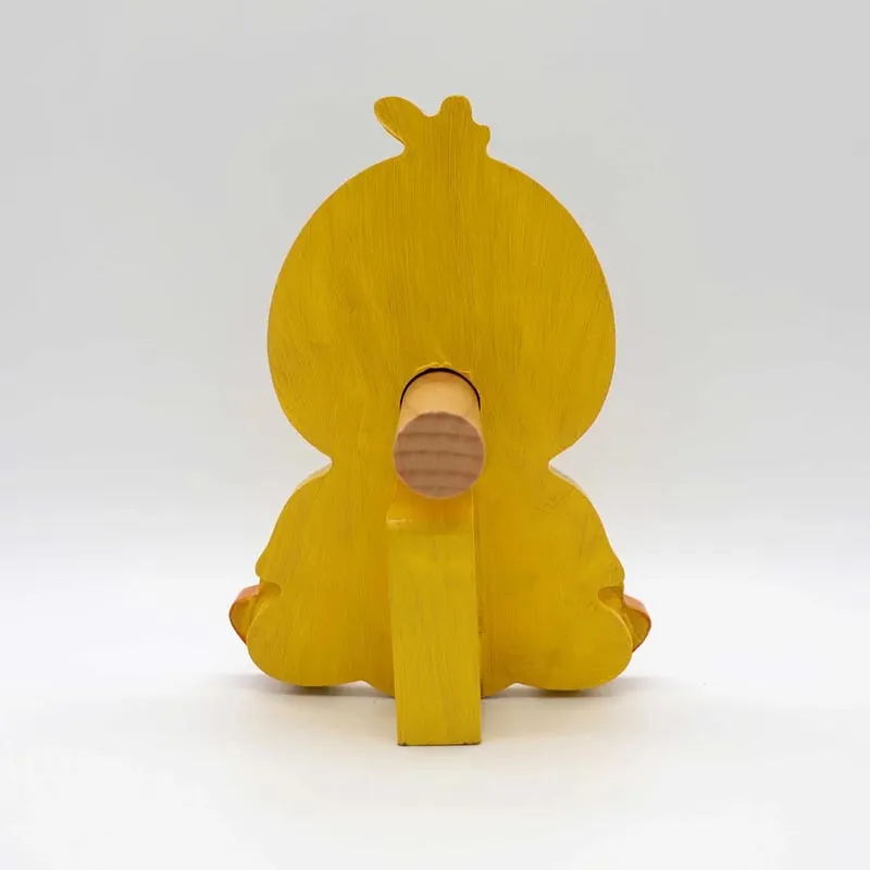 Handmade Glasses Stand Lovely Yellow Duck