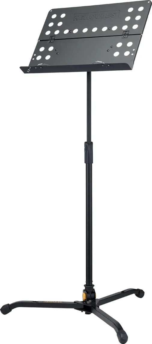 Hercules BS311B Clutch Tripod Orchestra Stand W Perforated Foldable Desk