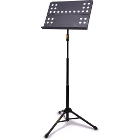 Hercules BS418BPLUS EZ Grip 3-Section Tripod Orchestra Stand with Perforated Foldable Desk
