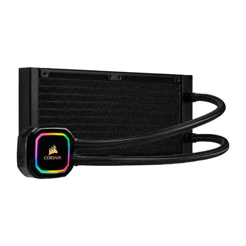 iCUE H100i RGB PRO XT water cooling system, black