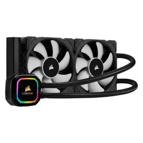 iCUE H100i RGB PRO XT water cooling system, black