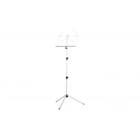 K&M 100/1 3-Piece Folding Music Stand (White)