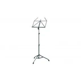 K&M 107 Extra Stable Music Stand w/Braced Foldable Legs (Black)