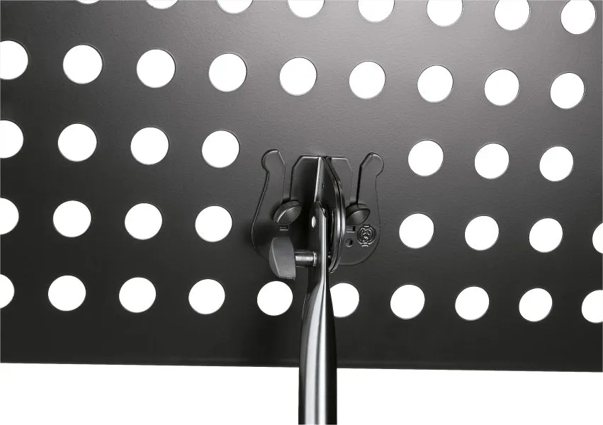 K&M 12179 Steel Music Stand w/Perforated Desk