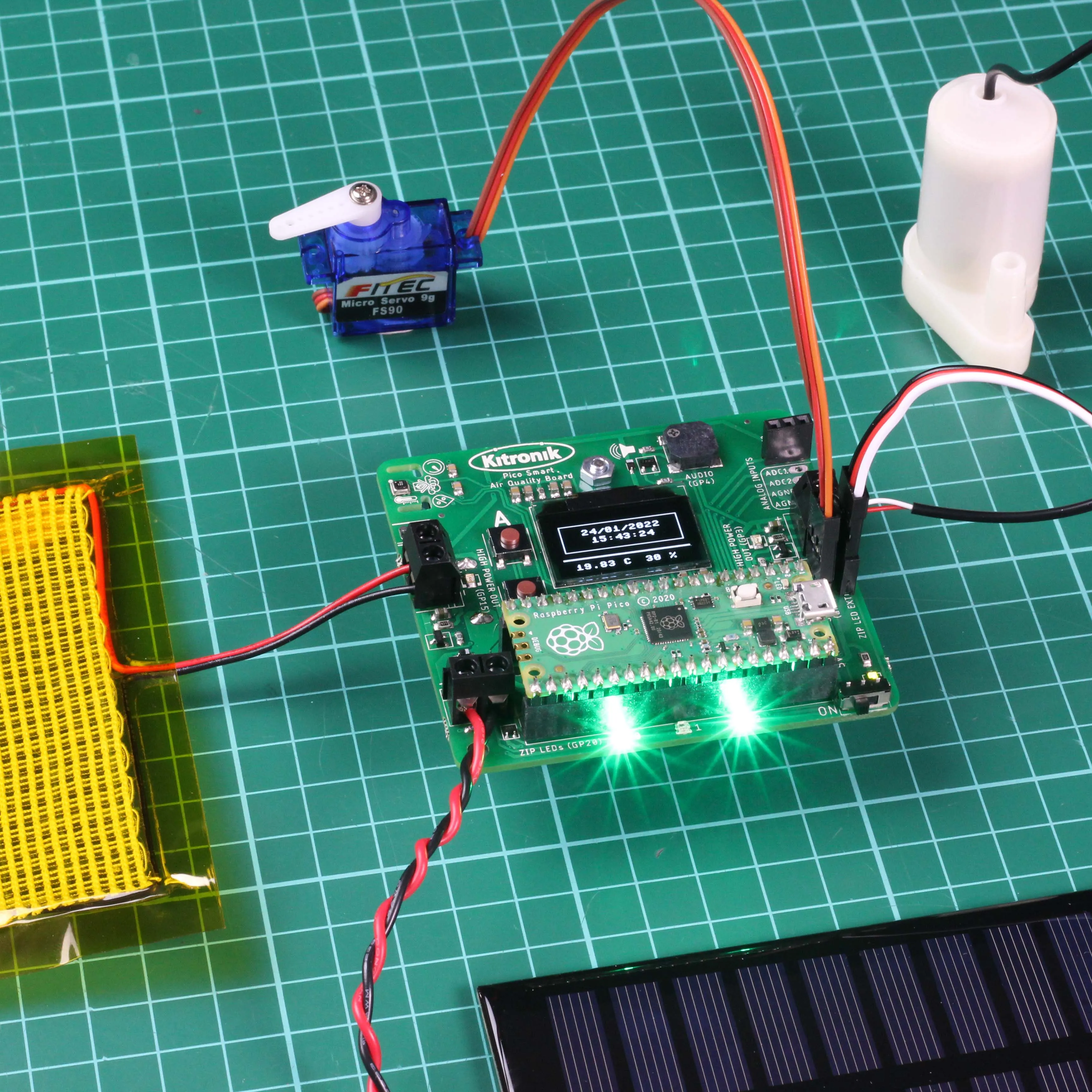 Kitronik Air Quality Datalogging Board for Pico