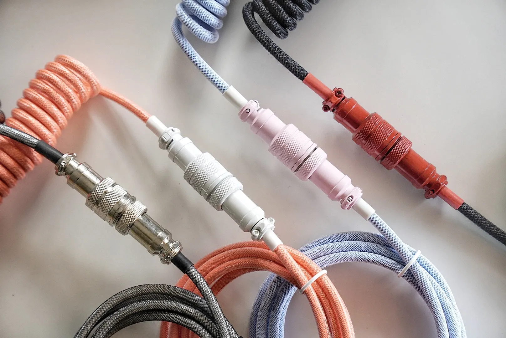 Kono GX16 Coiled Aviator Cables