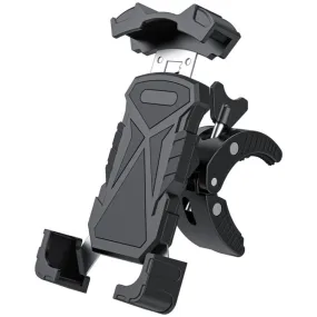 L101 M011 Outdoor Cycling Mechanical Locking Phone Holder(Black)