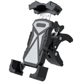 L101 M011 Outdoor Cycling Mechanical Locking Phone Holder(Gray)