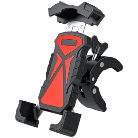 L101 M011 Outdoor Cycling Mechanical Locking Phone Holder(Red)