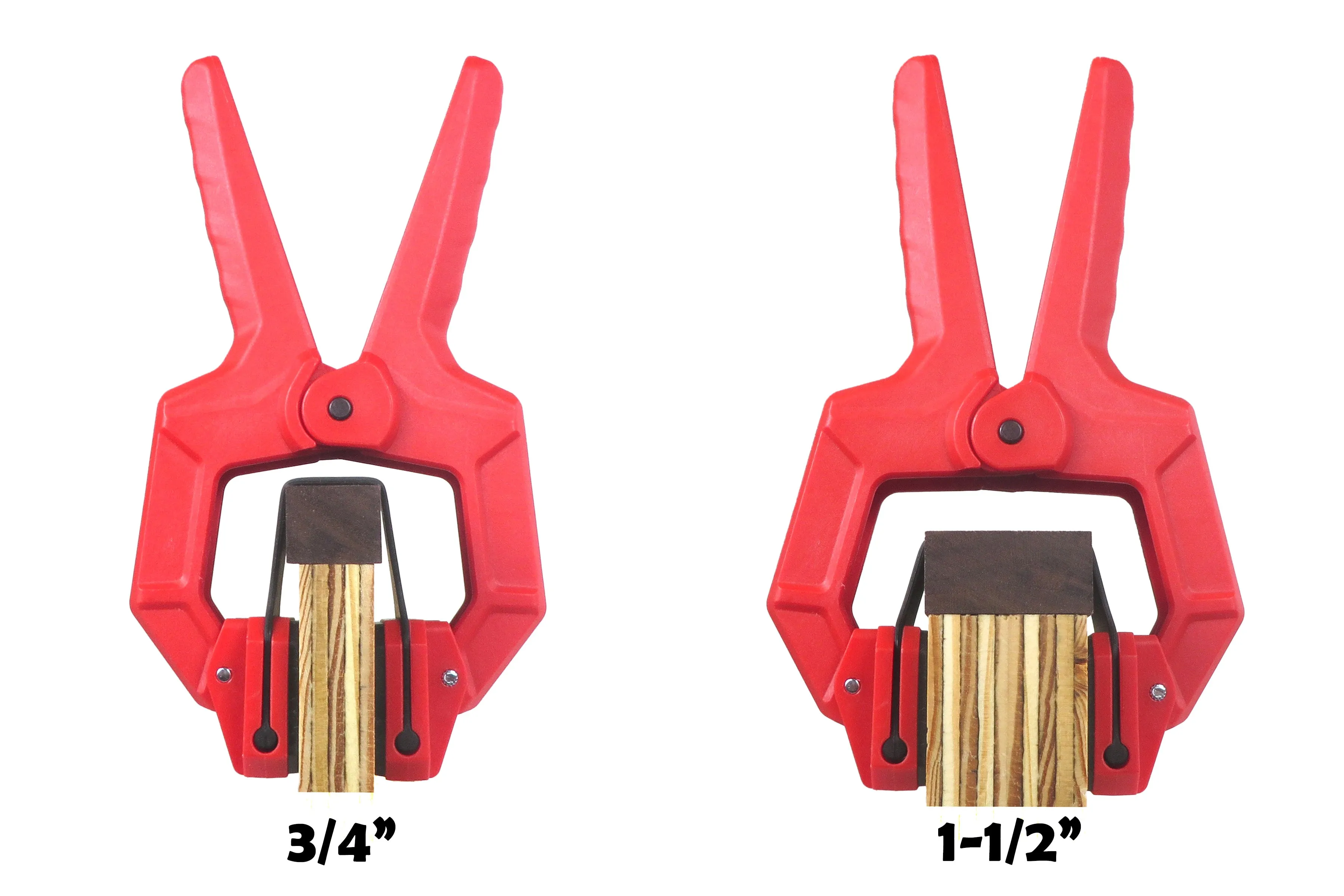 Large Spring Molding Edge Band Clamps 8" Long for Banding up to 1-1/2" Thick