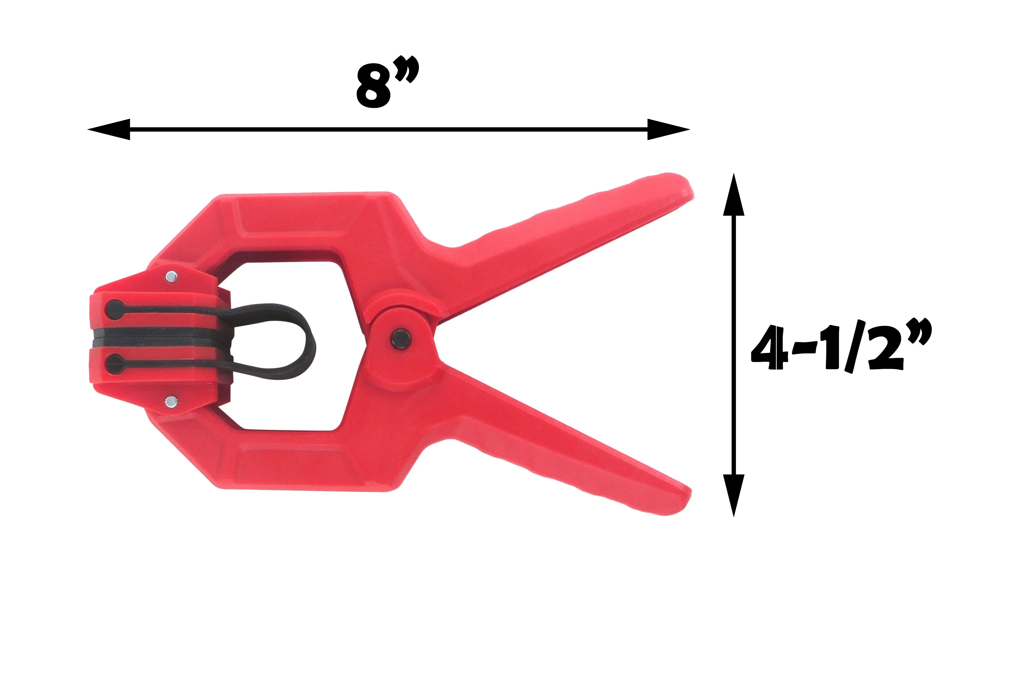 Large Spring Molding Edge Band Clamps 8" Long for Banding up to 1-1/2" Thick