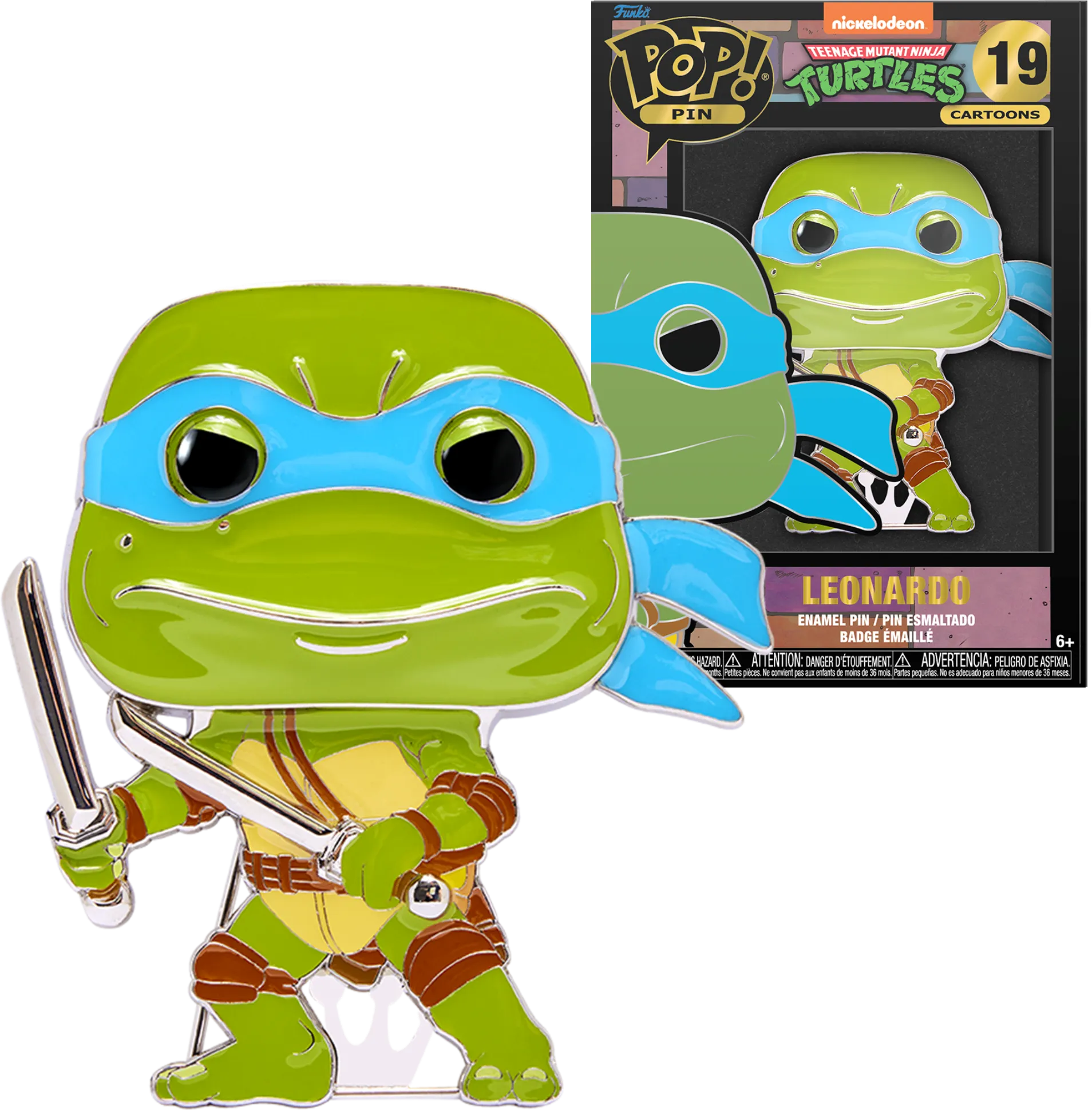 Leonardo Teenage Mutant Ninja Turtles Funko Pop! Pin