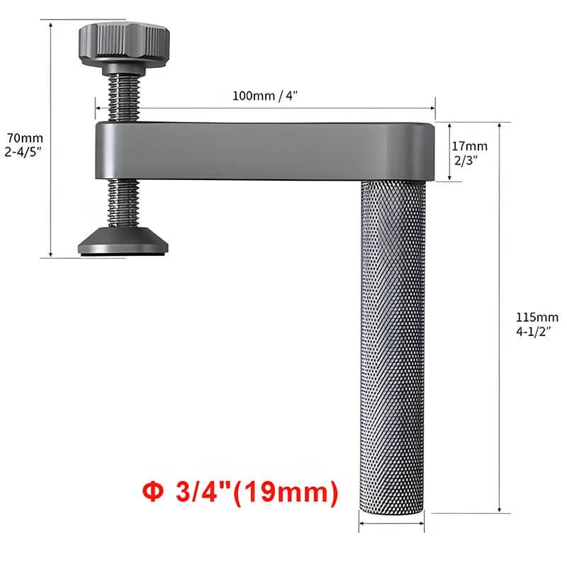Levoite™ Bench Dog Clamp MFT Table Hold Down Clamps - Upgraded