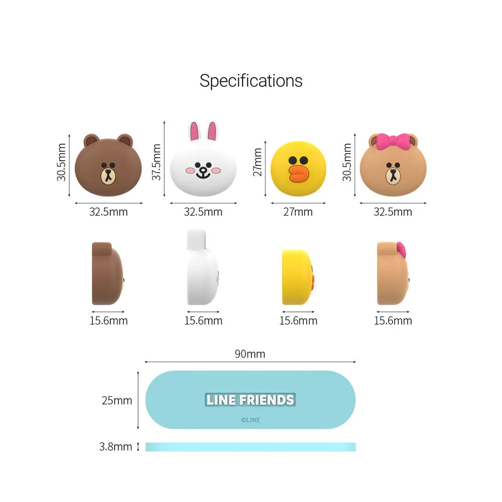 Line Friends Face Magnetic Cable Holder