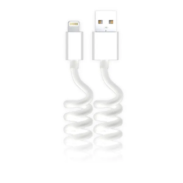 Magic Lightning 6 Foot Coiled Reversible Lightning Cable
