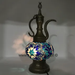 Melidia Mosaic Table Lamp, Pitcher, Large GlobeMelidia, Mosaic Table Lamp, Pitcher, Large Globe
