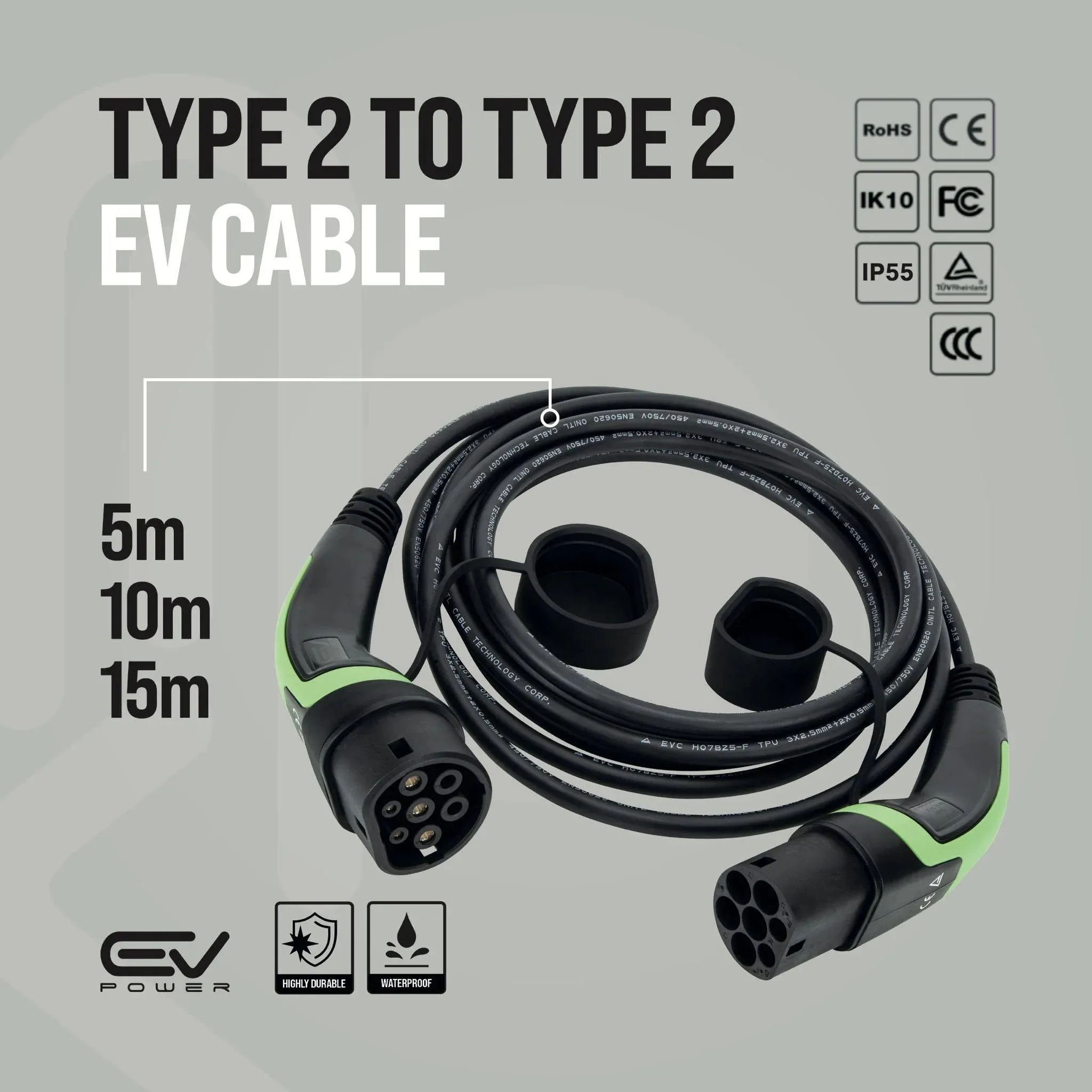 Mercedes C Class EV Charging Cables